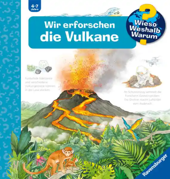 Cover: Wieso? Weshalb? Warum?, Band 4: Wir erforschen die Vulkane
