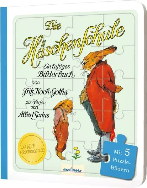 Cover: Die Häschenschule: Ein lustiges Puzzlebuch