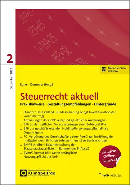 NWB Steuerrecht aktuell 2/2025