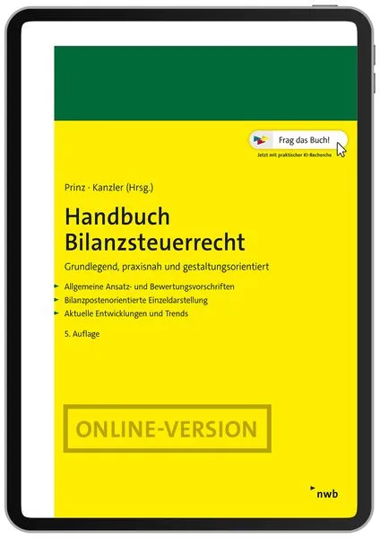 Cover: Handbuch Bilanzsteuerrecht
