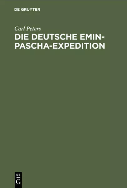 Cover: Die deutsche Emin-Pascha-Expedition
