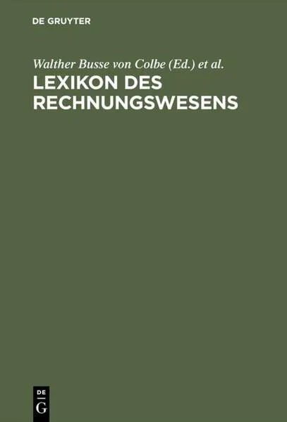 Lexikon des Rechnungswesens