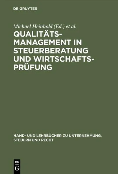 Qualitätsmanagement in Steuerberatung und Wirtschaftsprüfung</a>