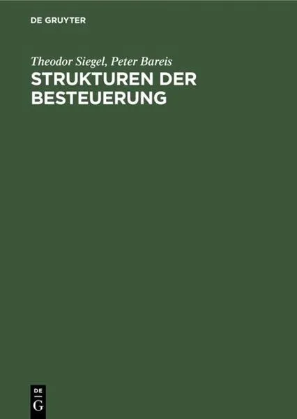 Cover: Strukturen der Besteuerung