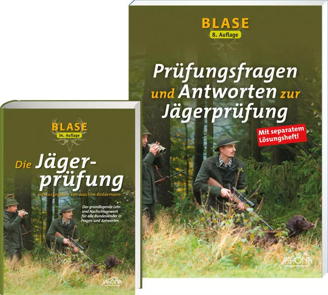 Cover: BLASE - Die Jägerprüfung + BLASE - Prüfungsfragen und Antworten zur Jägerprüfung