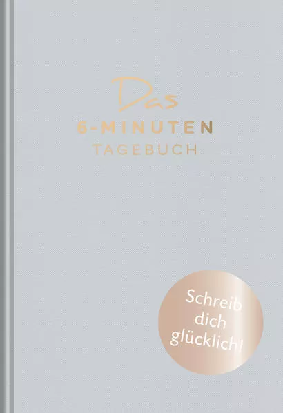 Cover: Das 6-Minuten-Tagebuch (aquarellblau)