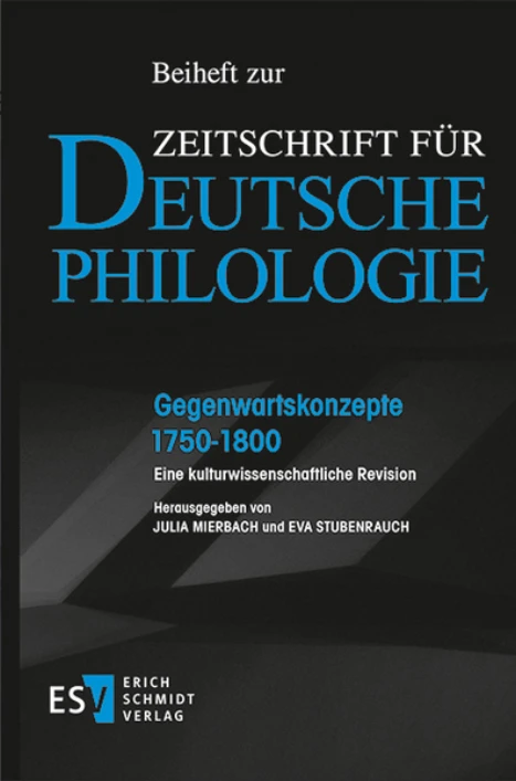 Cover: Gegenwartskonzepte 1750-1800