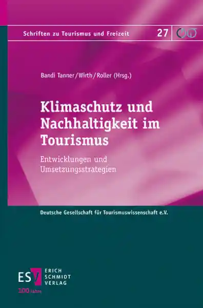 Cover: Klimaschutz und Nachhaltigkeit im Tourismus