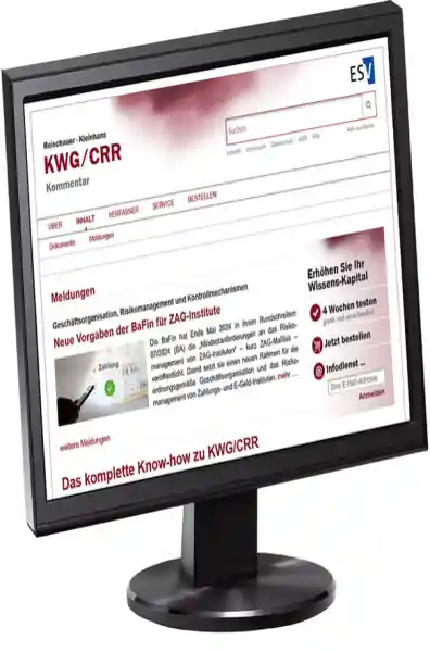 KWG/CRR - Jahresabonnement bei Kombibezug Print und Datenbank