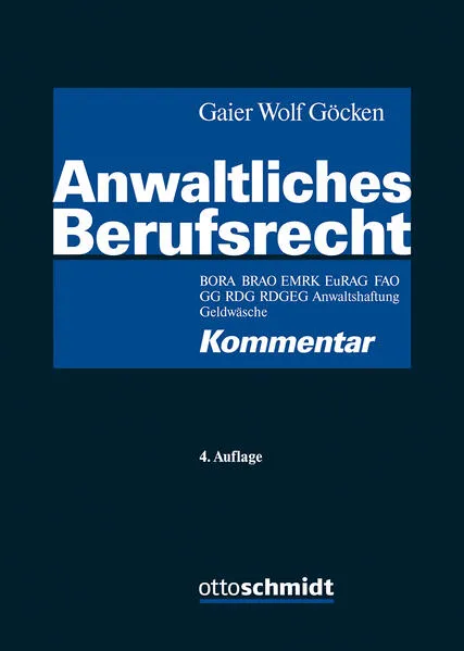 Anwaltliches Berufsrecht