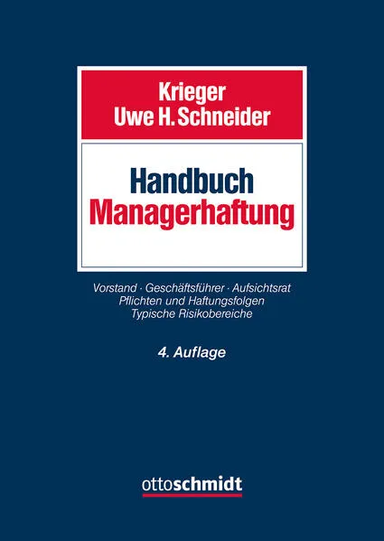 Cover: Handbuch Managerhaftung