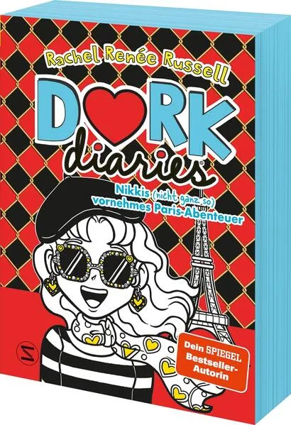 Cover: Dork Diaries. Nikkis (nicht ganz so) vornehmes Paris-Abenteuer (Band 15)