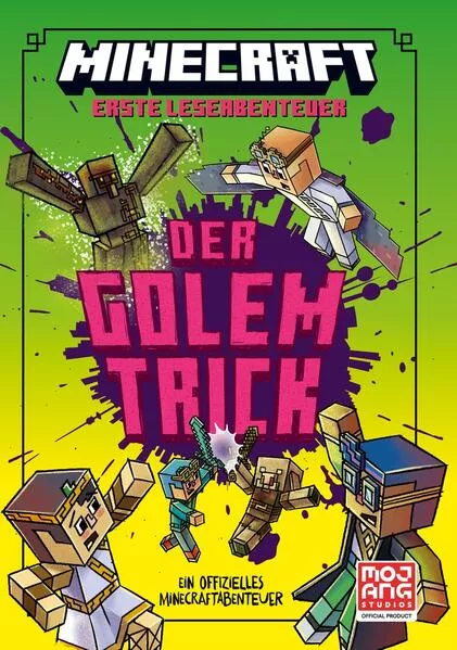 Cover: Minecraft Erste Leseabenteuer. Der Golem-Trick