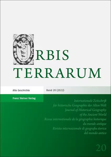 Cover: Orbis Terrarum 20 (2022)