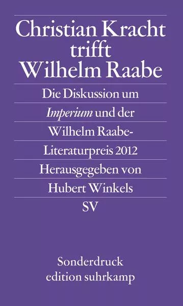 Cover: Christian Kracht trifft Wilhelm Raabe