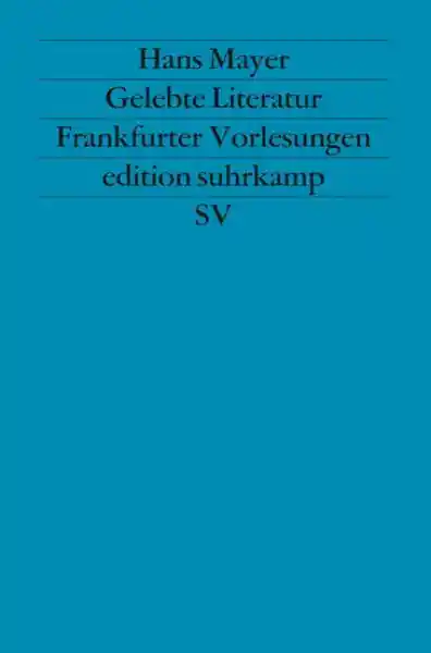 Cover: Gelebte Literatur
