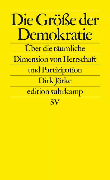 Cover: Die Größe der Demokratie