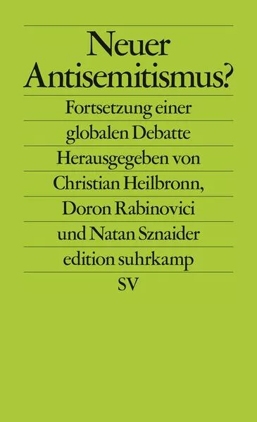 Cover: Neuer Antisemitismus?