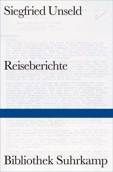 Cover: Reiseberichte