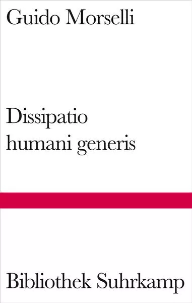 Cover: Dissipatio humani generis