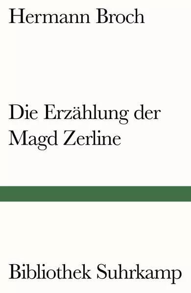 Cover: Die Erzählung der Magd Zerline
