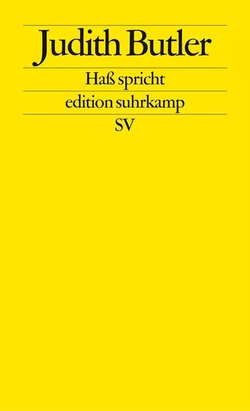 Cover: Haß spricht