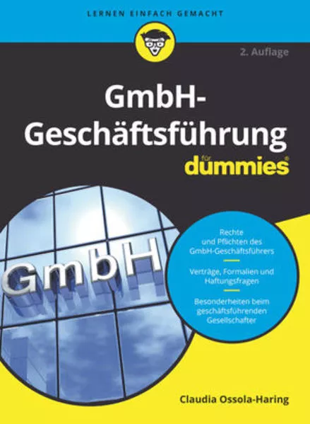 Cover: GmbH-Geschäftsführung für Dummies