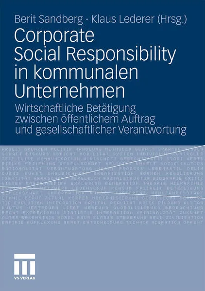 Cover: Corporate Social Responsibility in kommunalen Unternehmen