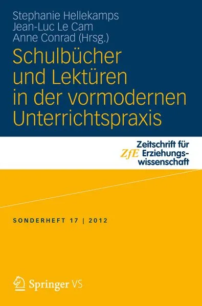 Cover: Schulbücher und Lektüren in der vormodernen Unterrichtspraxis
