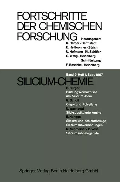 Cover: Fortschritte der Chemischen Forschung