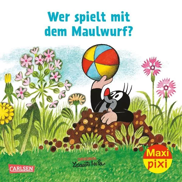 Cover: Maxi Pixi 406: Wer spielt mit dem Maulwurf?