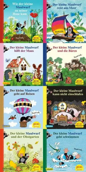 Cover: Pixi-8er-Set 256: Der kleine Maulwurf (8x1 Exemplar)
