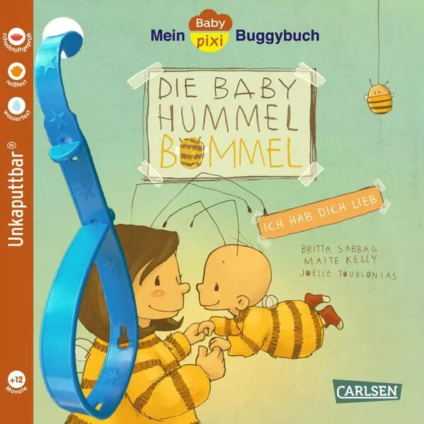 Baby Pixi (unkaputtbar) 155: Mein Baby-Pixi-Buggybuch: Baby Hummel Bommel – Ich hab dich lieb