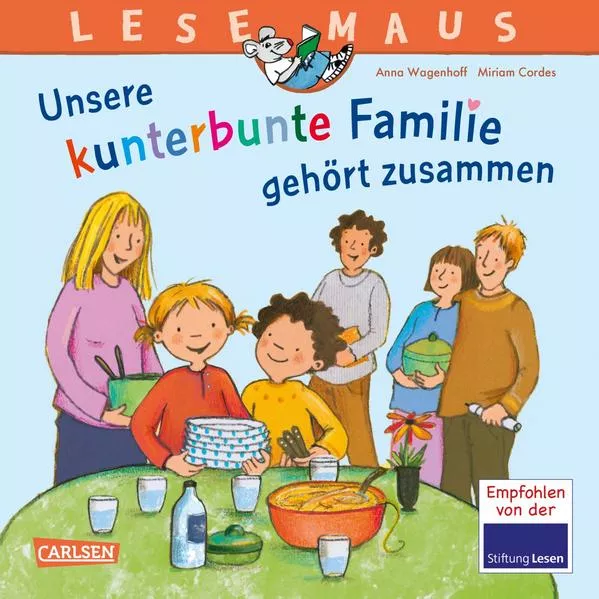 Cover: LESEMAUS 172: Unsere kunterbunte Familie gehört zusammen