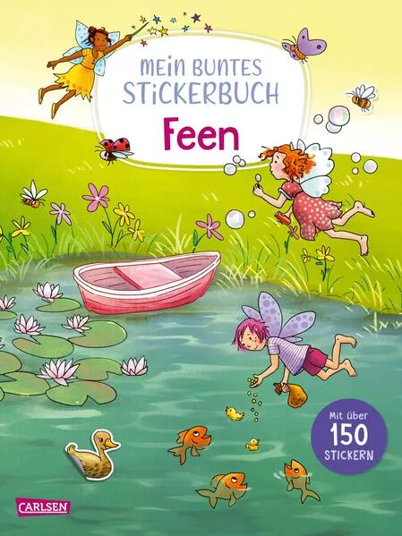 Mein buntes Stickerbuch: Feen