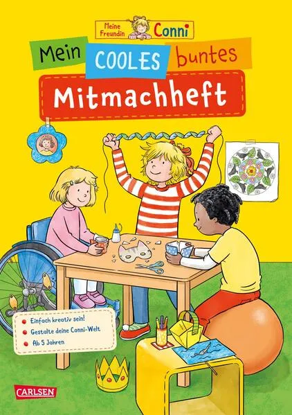 Cover: Conni Gelbe Reihe (Beschäftigungsbuch): Mein cooles buntes Mitmachheft