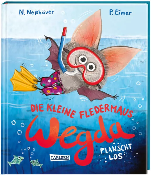 Cover: Die kleine Fledermaus Wegda: Wegda planscht los