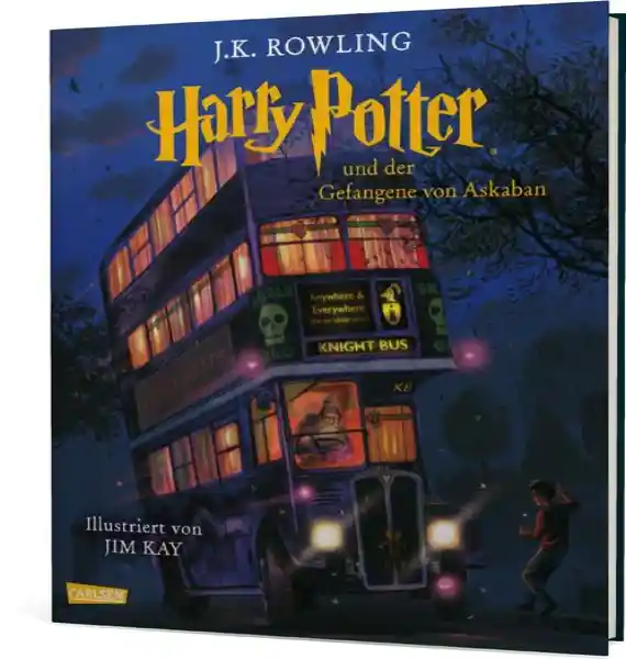 Cover: Harry Potter und der Gefangene von Askaban (farbig illustrierte Schmuckausgabe) (Harry Potter 3)