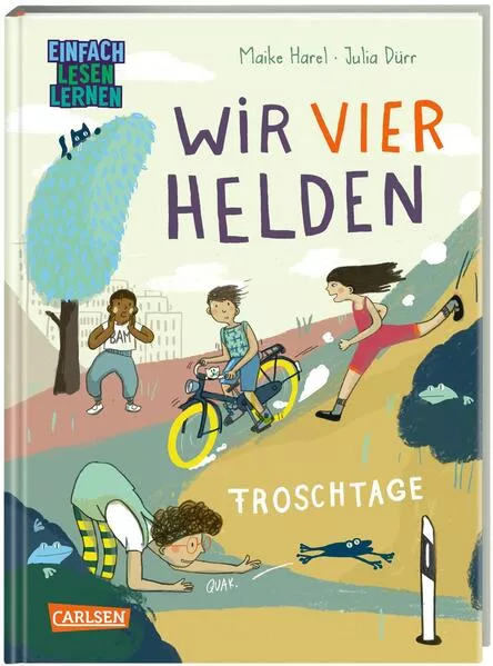 Cover: Wir vier Helden: Froschtage