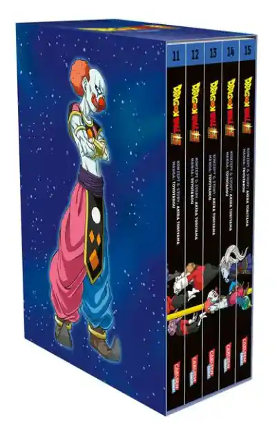 Cover: Dragon Ball Super, Bände 11-15 im Sammelschuber mit Extra