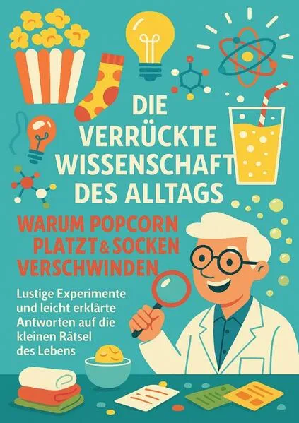 Cover: Die verrückte Wissenschaft des Alltags: Warum Popcorn platzt & Socken verschwinden