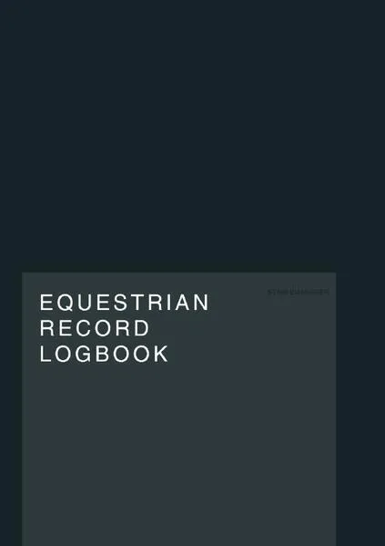 Pferde Planer das Logbuch für den Reitsport