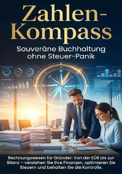Cover: Zahlen-Kompass: Souveräne Buchhaltung ohne Steuer-Panik