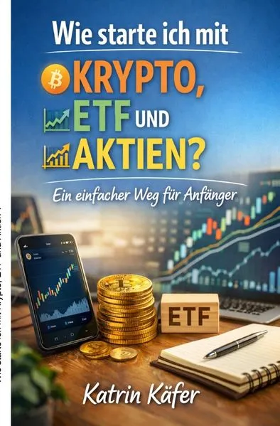 Cover: Wie starte ich mit Krypto, ETF und Aktien ?