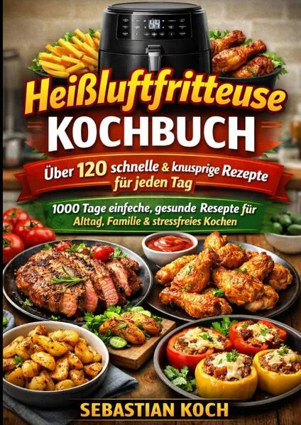 Das ultimative Heißluftfritteuse Kochbuch – Schnell, knusprig &amp; gesund genießen