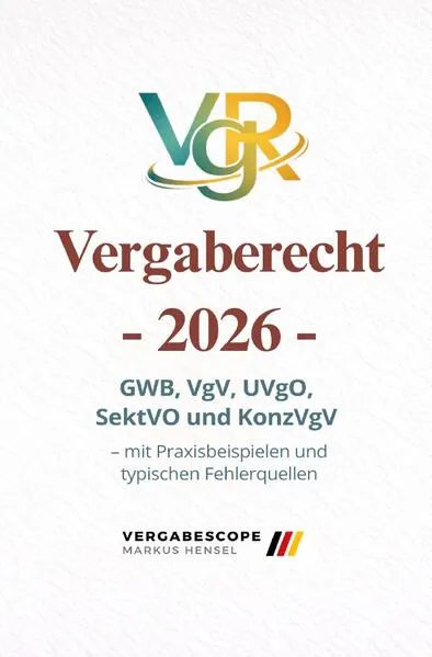 Cover: Vergaberecht 2026