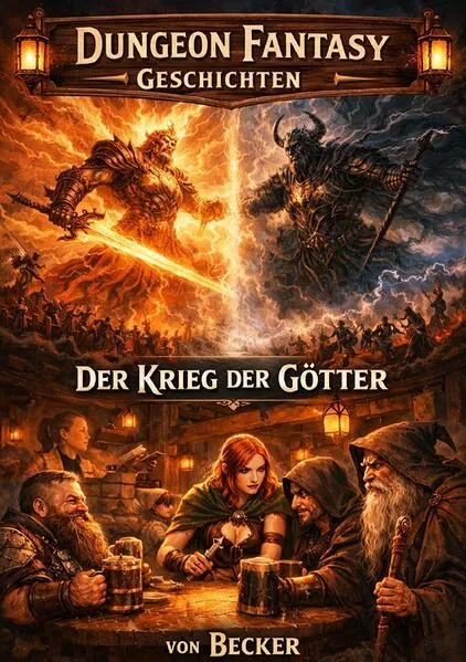 Cover: Dungeon Fantasy Geschichten I Der Krieg der Götter