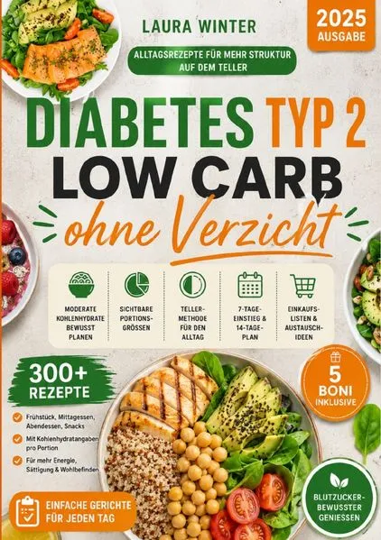 Cover: Diabetes Typ 2 Low Carb ohne Verzicht