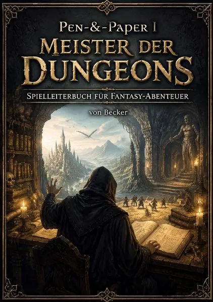 Cover: Pen-&-Paper I Meister der Dungeons - Spielleiterbuch für Fantasy-Abenteuer