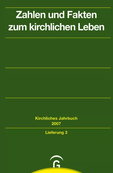 Kirchliches Jahrbuch für die Evangelische Kirche in Deutschland / Zahlen und Fakten zum kirchlichen Leben</a>